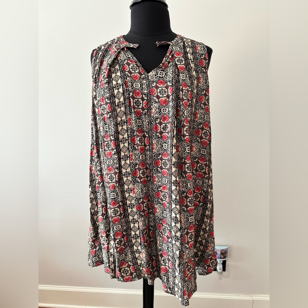 Umgee Boho Sleeveless Tunic L